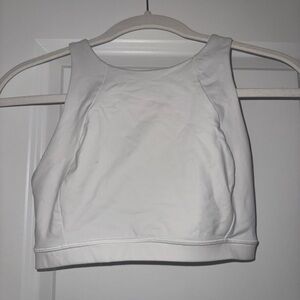 Lululemon Athletica White High Neck Sports Bra